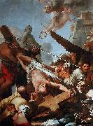 Sebastien Bourdon Le crucifiement de Saint Pierre oil painting